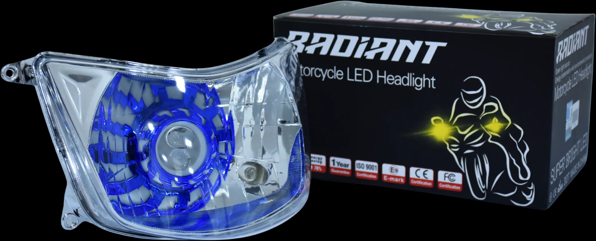 FAROLA BOXER CT 100 - OJO DE ANGEL - AZUL - RADIANT