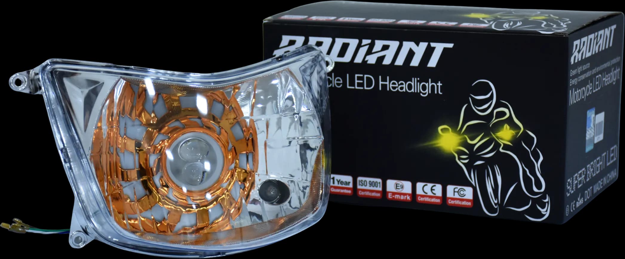FAROLA BOXER CT 100 - OJO DE ANGEL - ORO - RADIANT