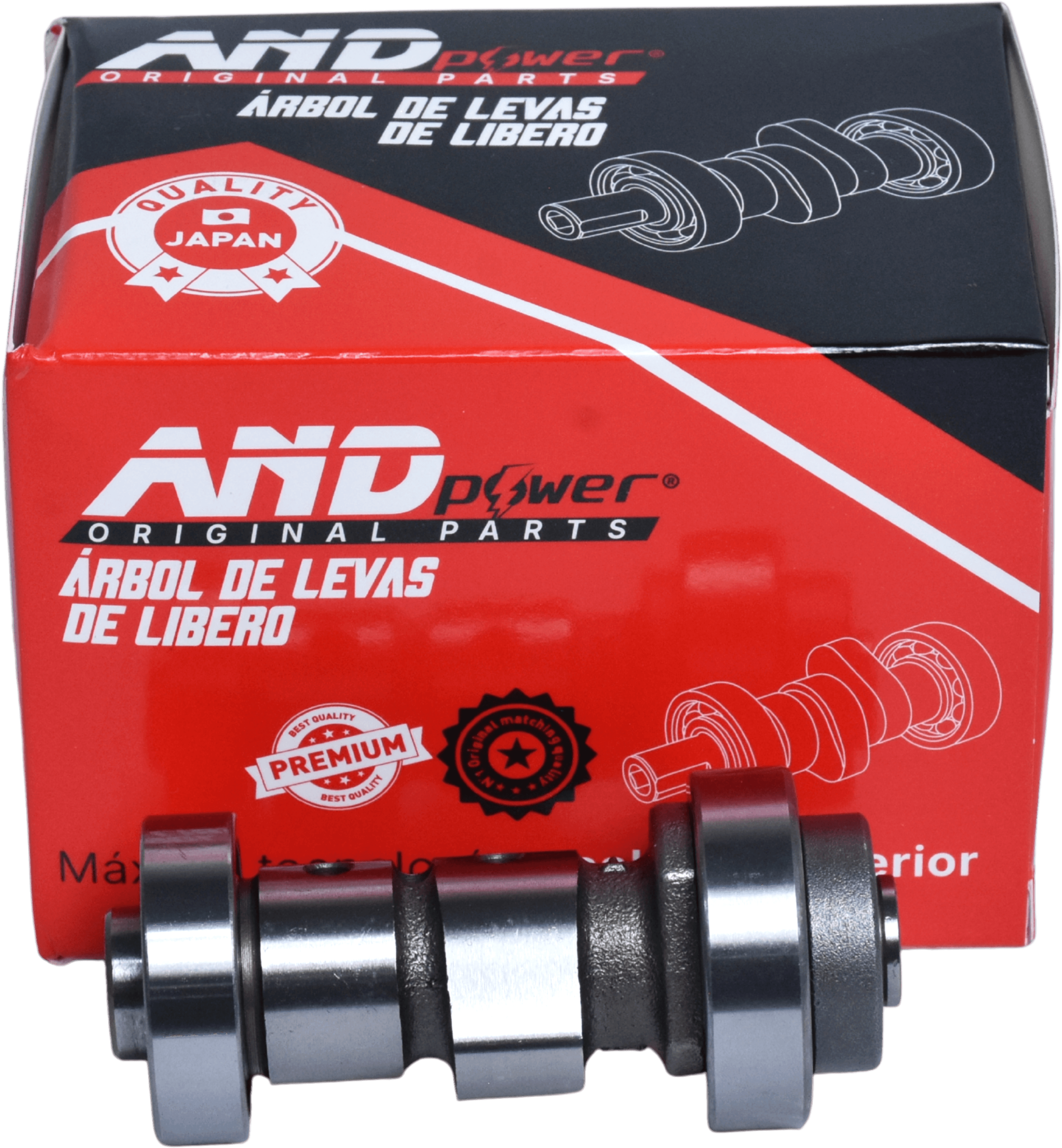 ARBOL DE LEVAS LIBERO/YBR/XTZ 125/ CRYPTON 110 - AND POWER