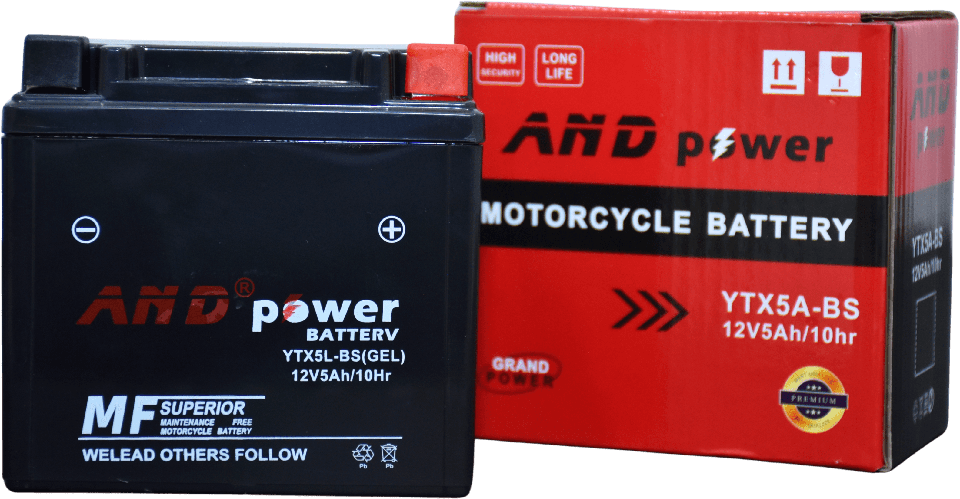BATERIA BWS 100/XR 150 - YTX5 - AND POWER