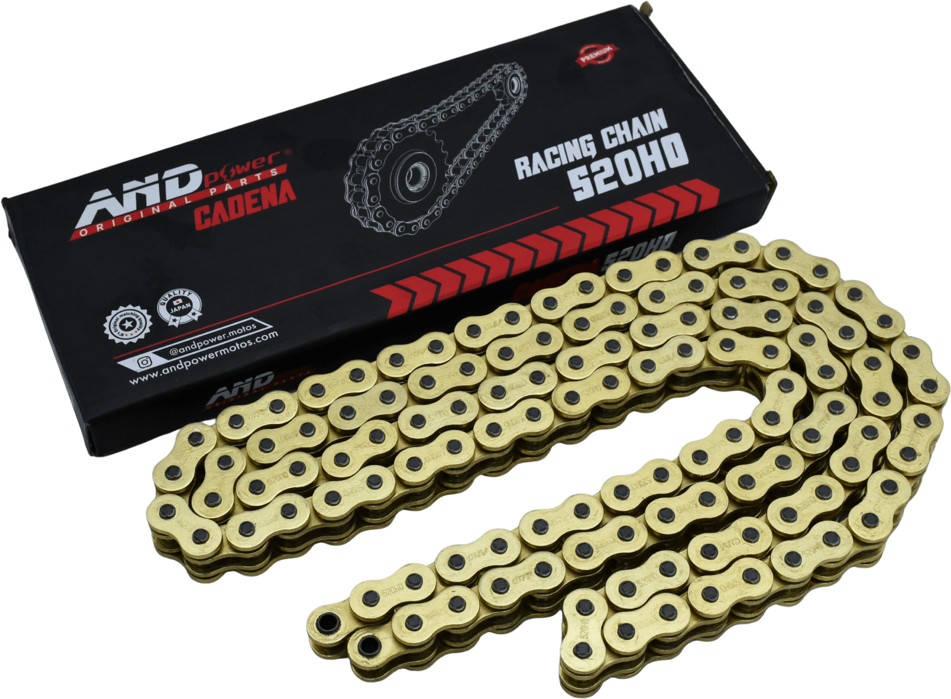 CADENA 520HO-120L- DORADA - AND POWER