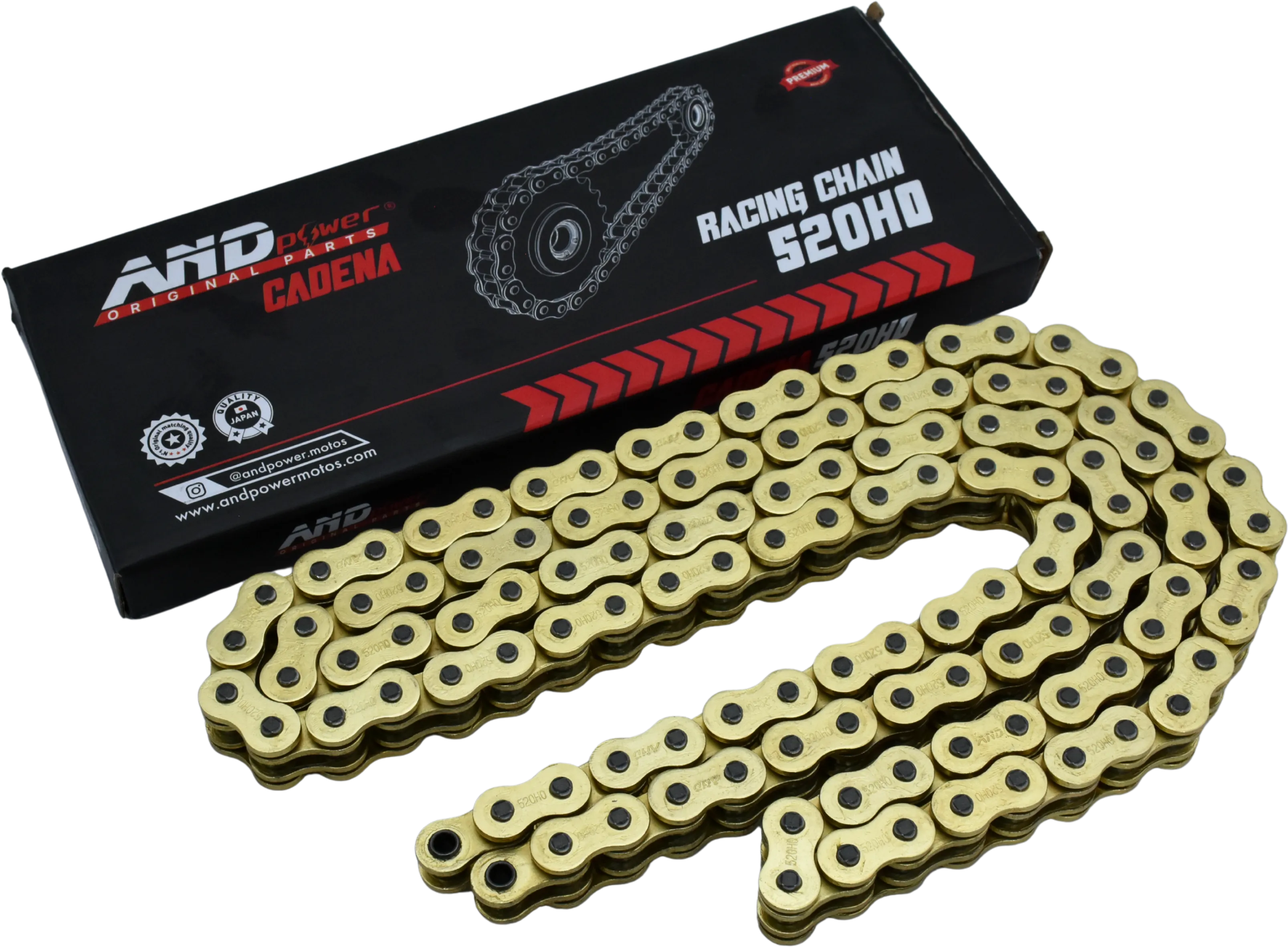 CADENA 520HO-120L- DORADA - AND POWER