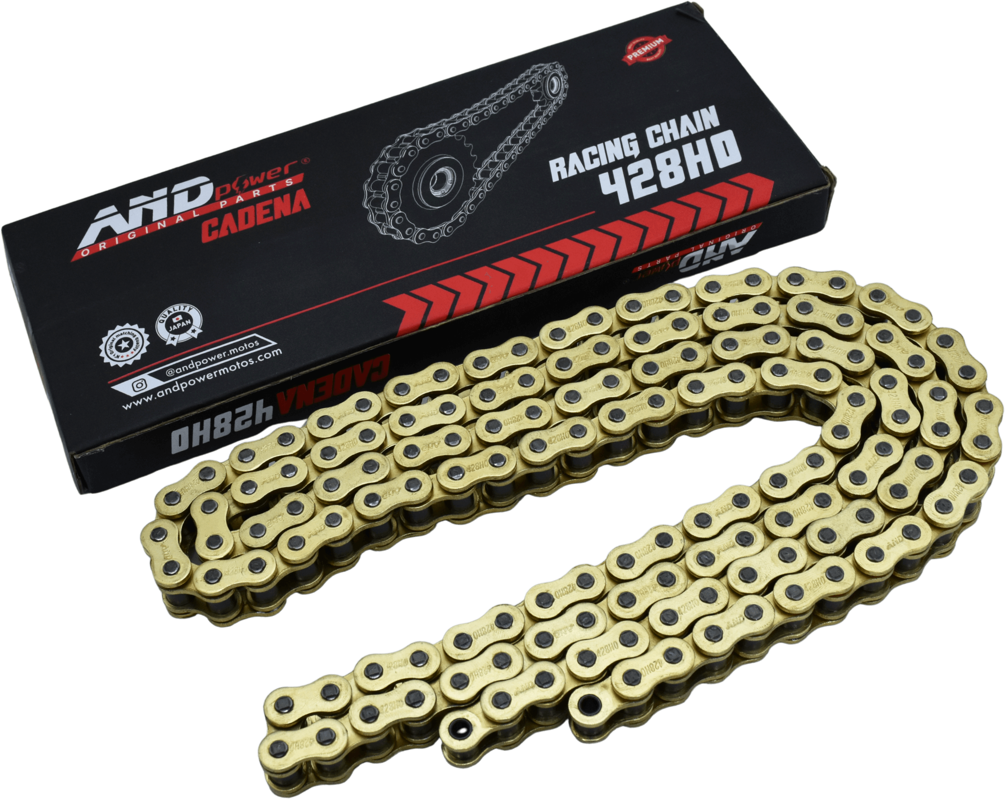 CADENA 428HO-138L- DORADA - AND POWER