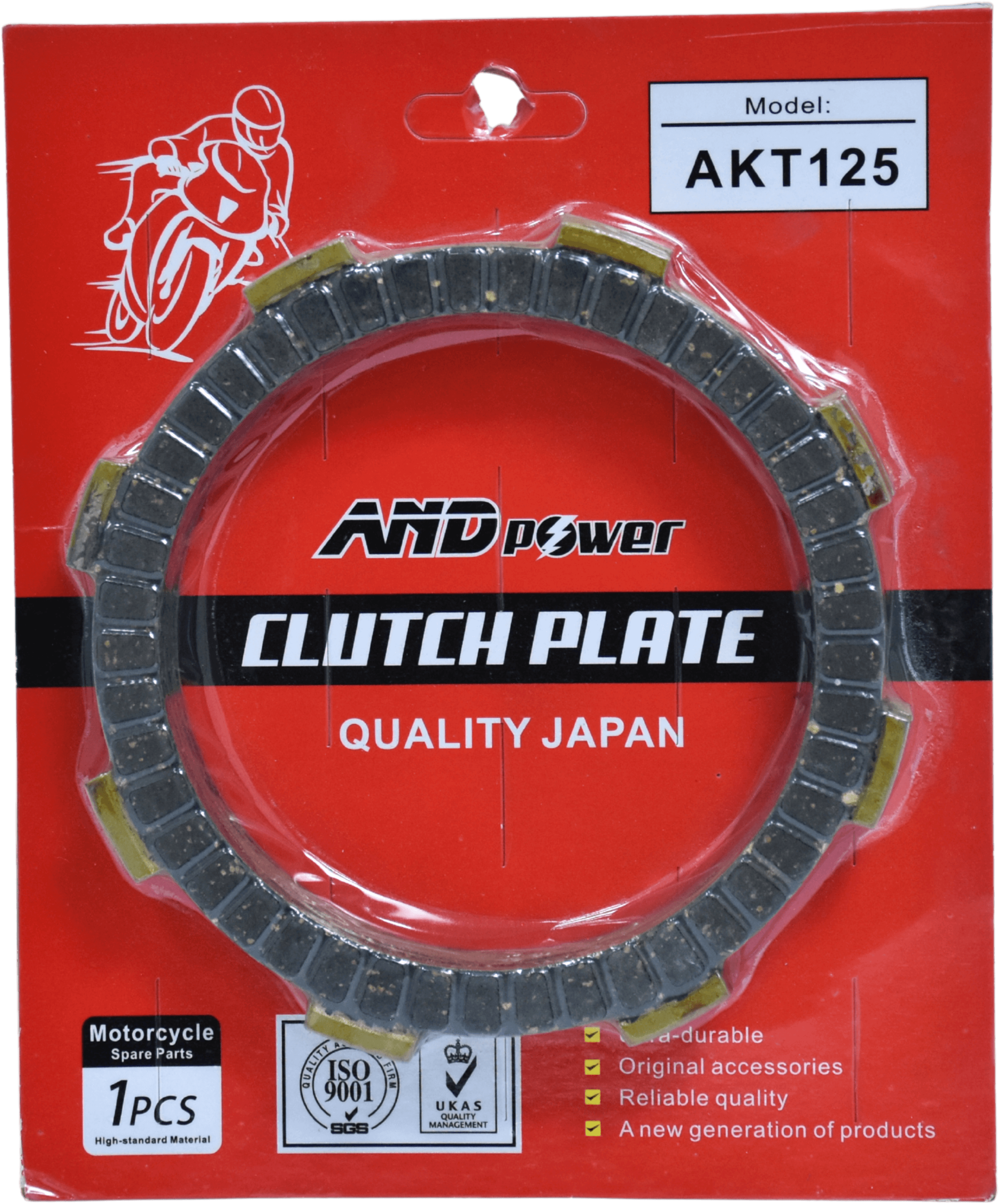 DISCOS CLUTCH AKT 125/TTR/XL125/ECO/ XPULSE200 - 5 DISCO - AND POWER