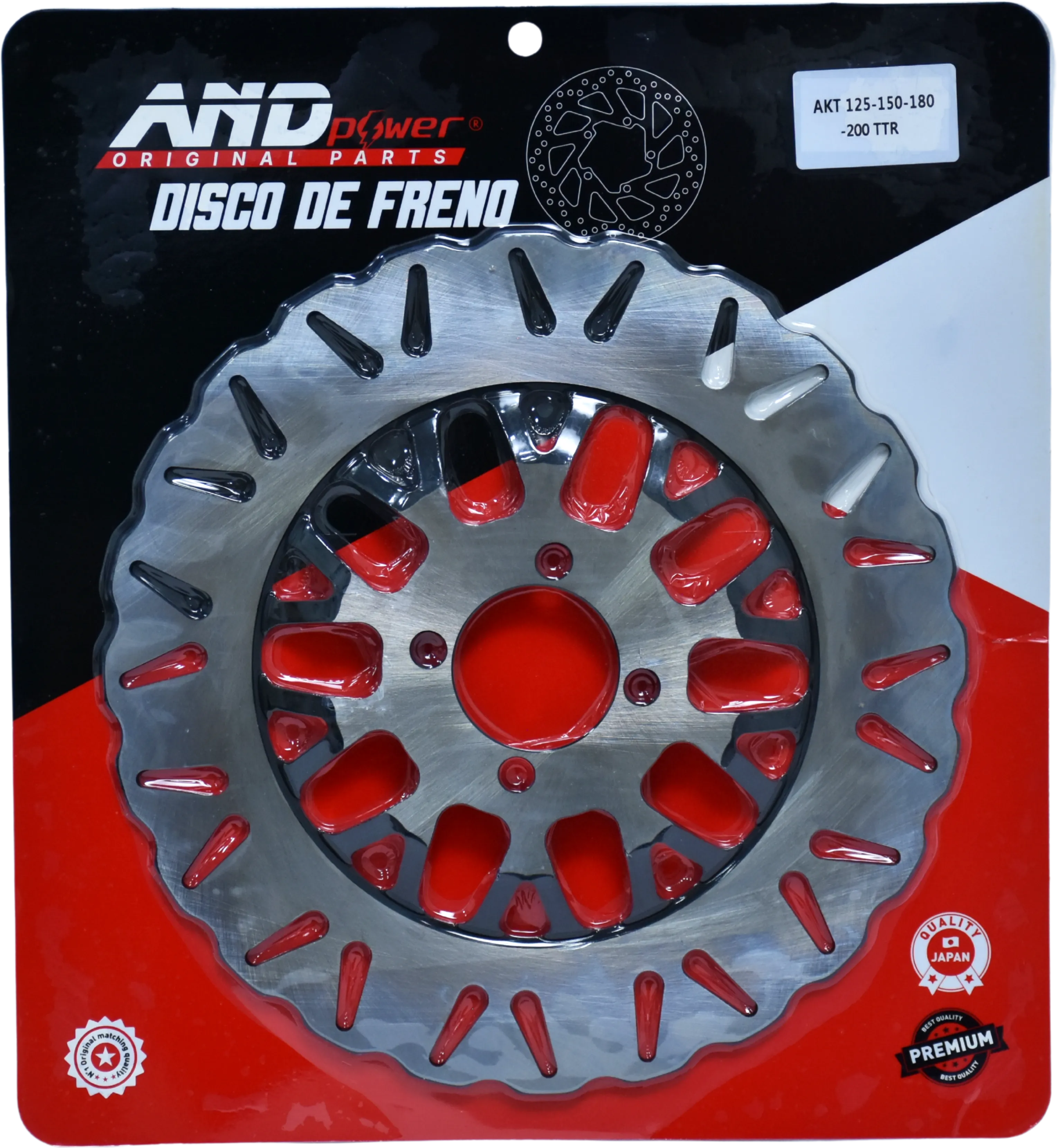 DISCO FRENO DEL. AKT 125/150/180/200 TTR- AND POWER
