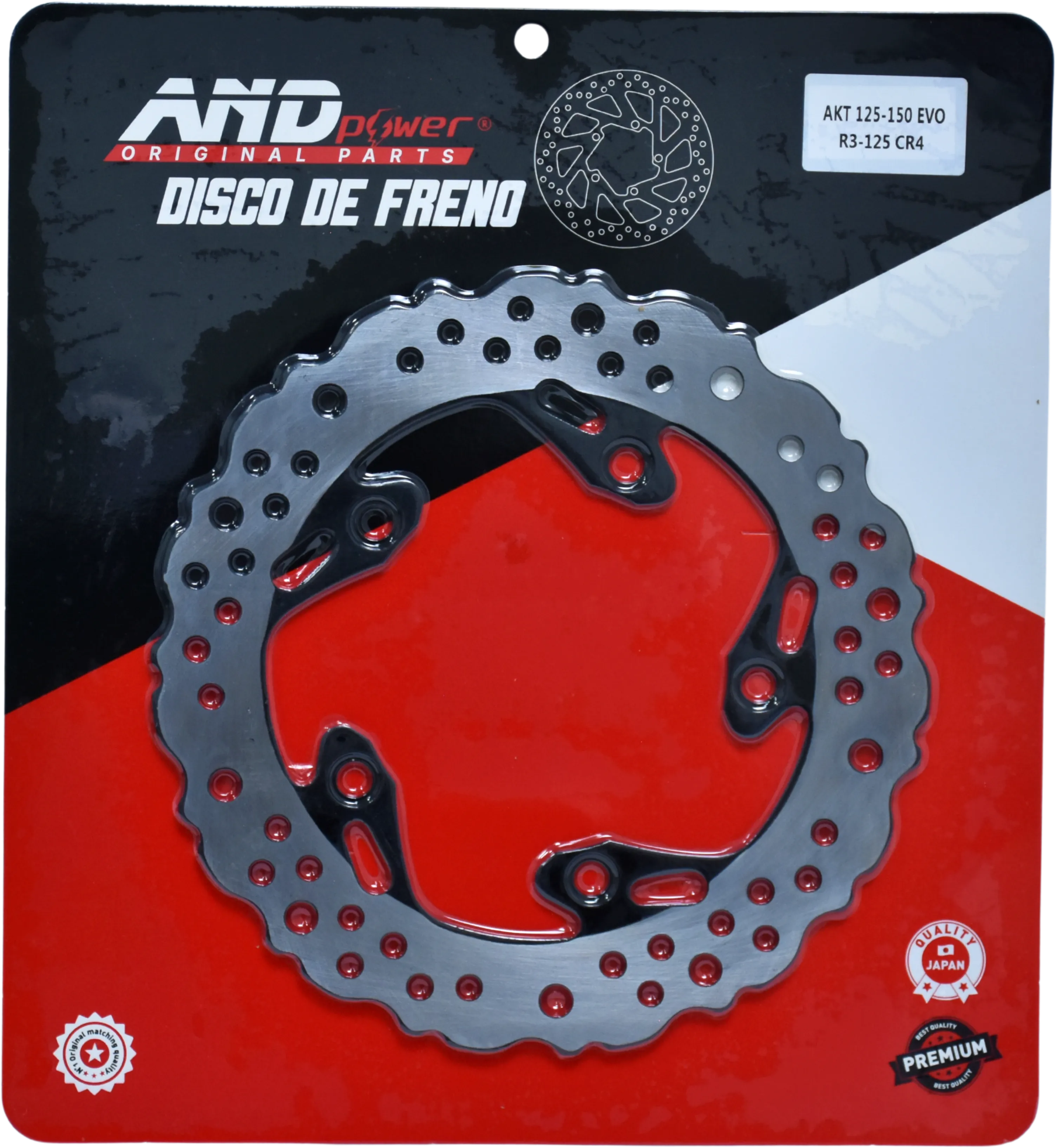 DISCO FRENO DEL. AKT 125-150 EVO NE - AND POWER
