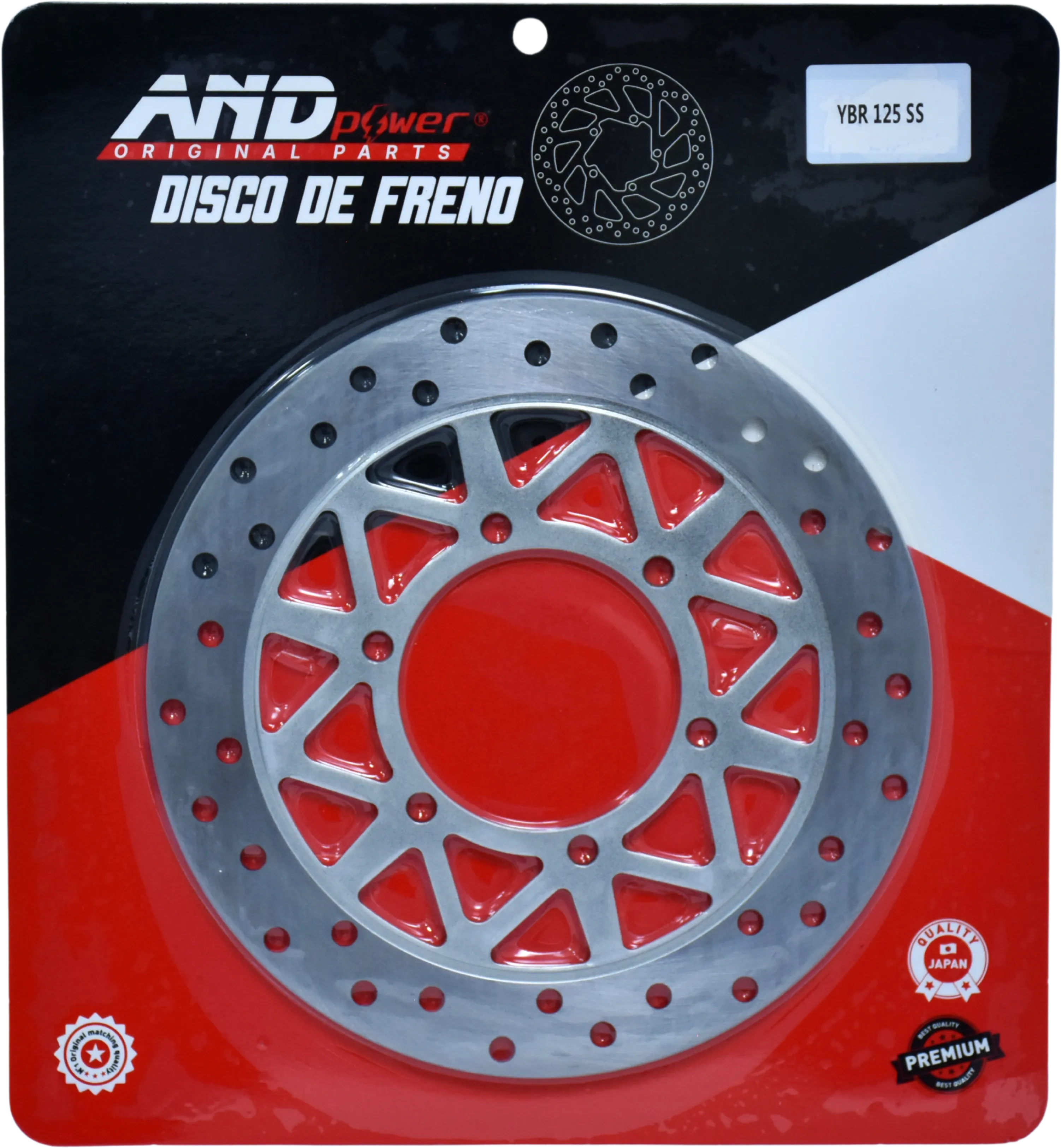 DISCO FRENO DEL. LIBERO/YBR 125 SS 6 HUECOS- AND POWER