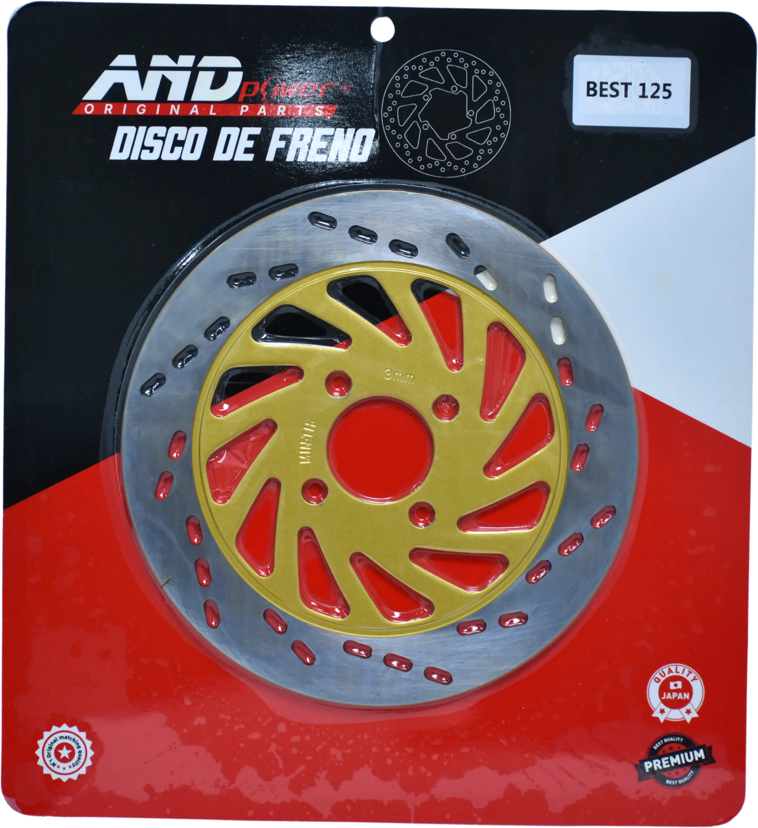 DISCO FRENO DEL. BEST 125 - AND POWER