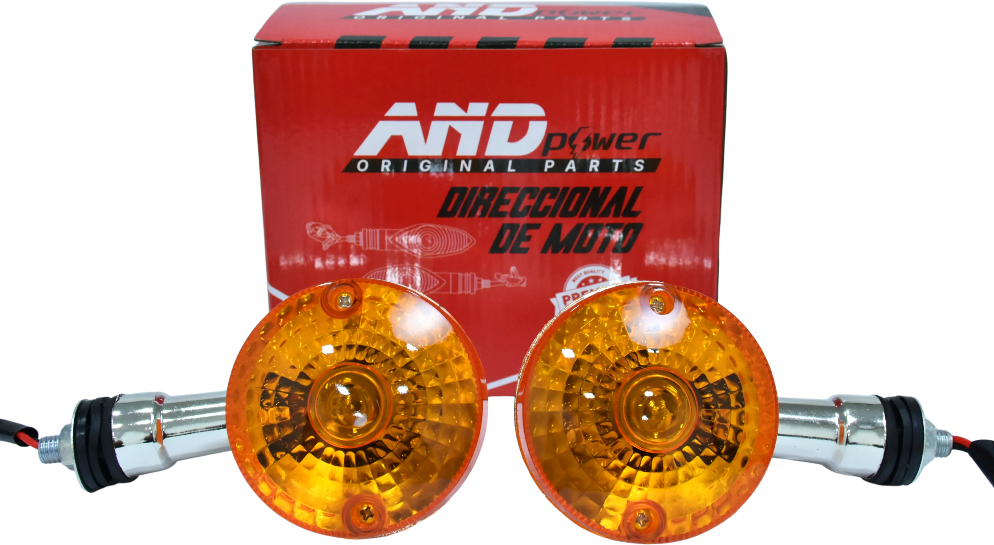 DIRECCIONAL GN 125 M.V. CROMADO (X2 UND) AND POWER