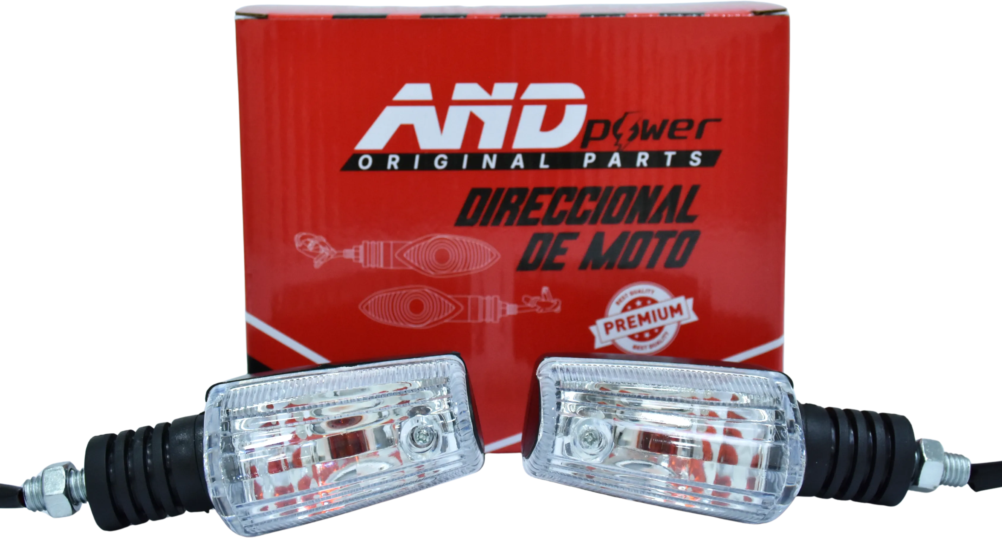 DIRECCIONAL AX 100 MEDIANO - TRANS- PARENTE (X4 UND)- AND POWER