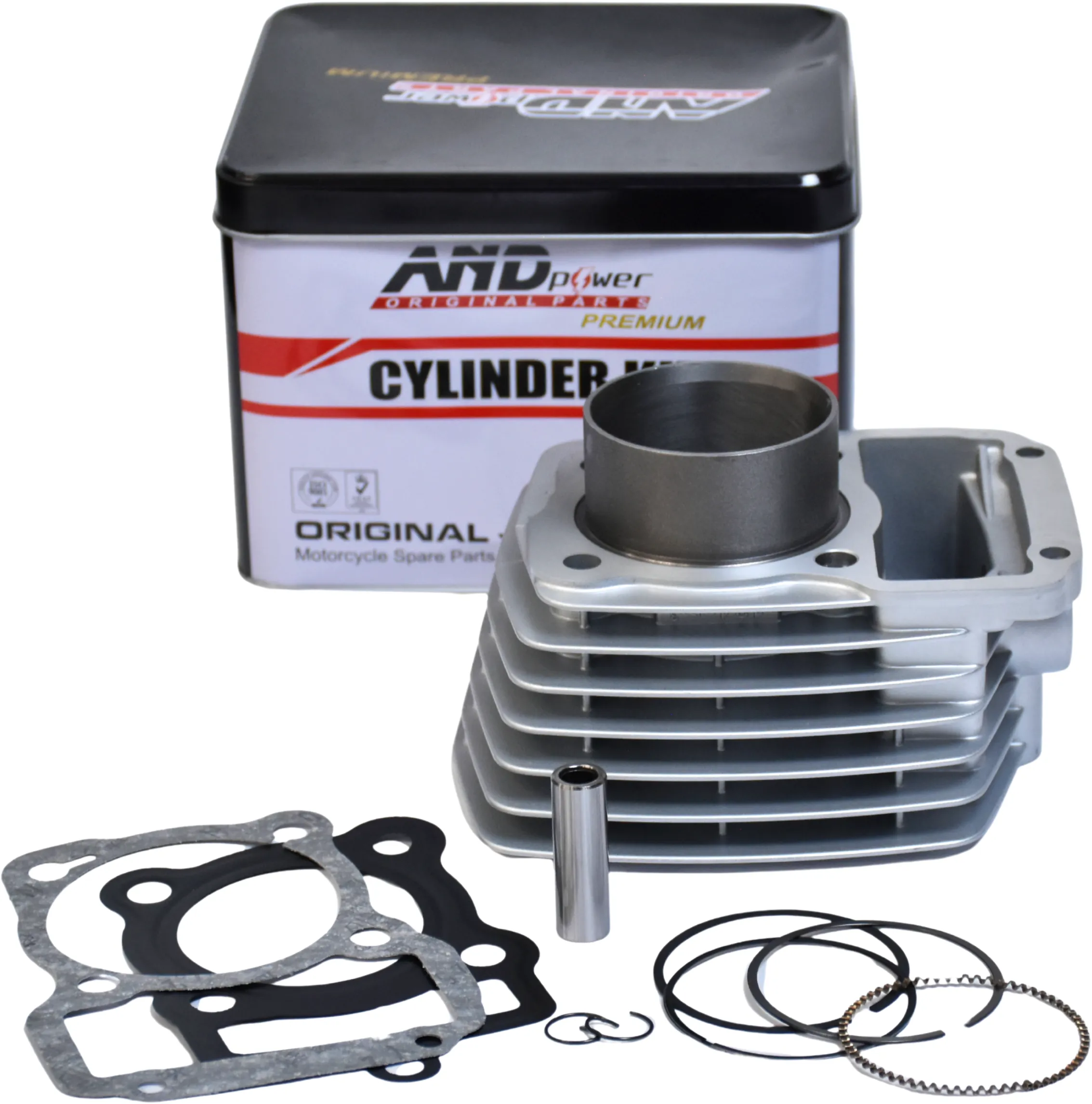 KIT CILINDRO AKT 125 EVO/NE/TTR 125 (GRIS) - AND POWER