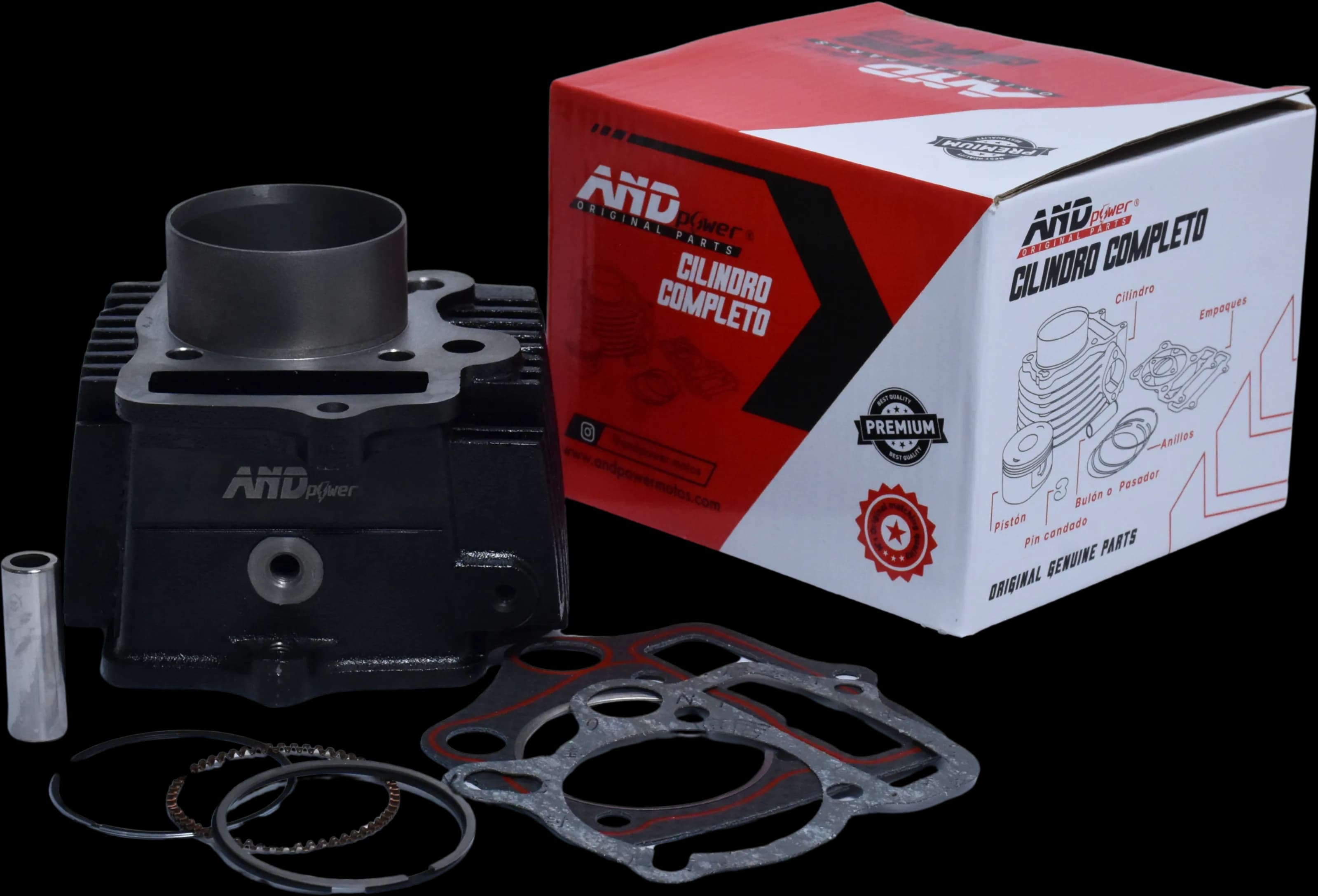 KIT CILINDRO AKT 110/UNIK/ACTIVE 110 - AND POWER