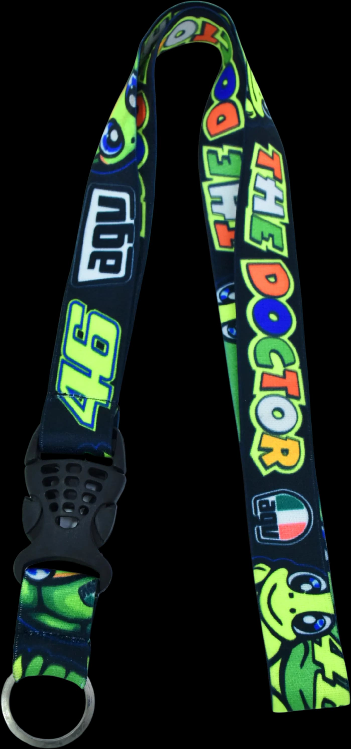 LLAVERO LARGO ELASTICO ESTAMPADO