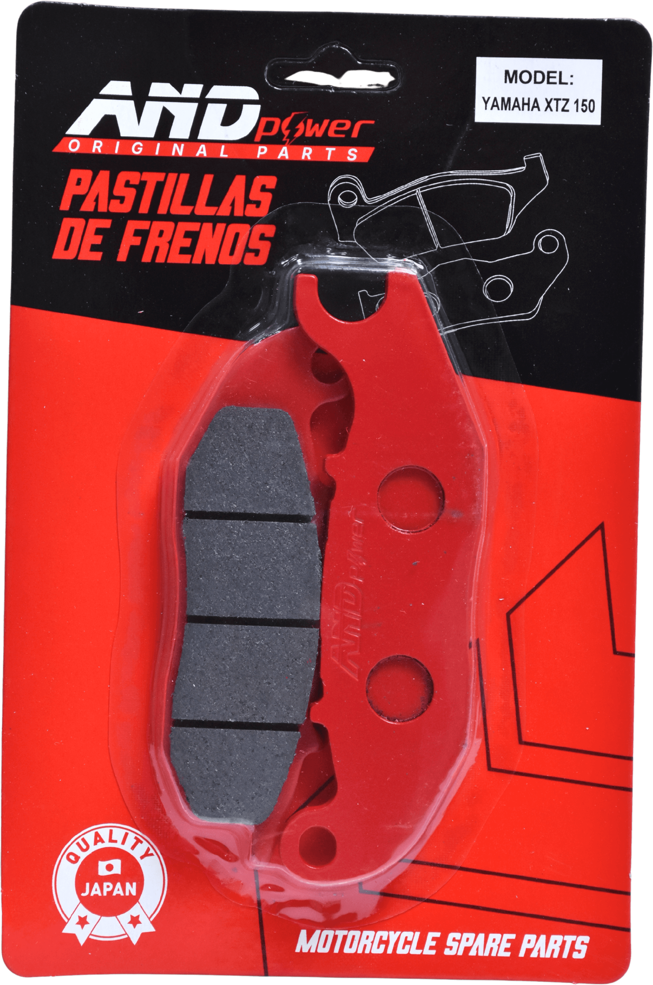 PASTILLA FRENO XTZ 150/XTZ 250 M.N - AND POWER