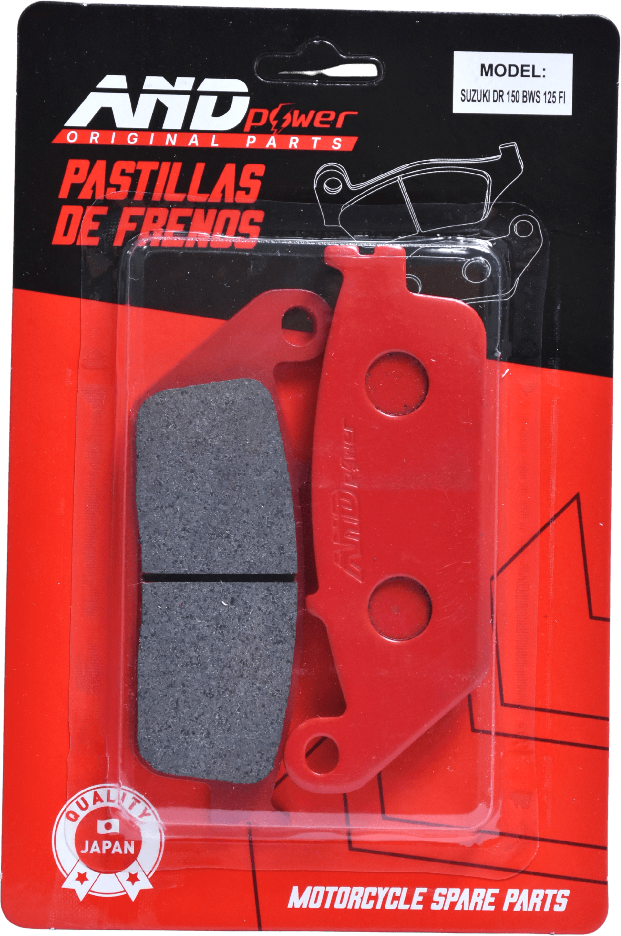 PASTILLA FRENO BWS 125 FI/DR 150- AND POWER