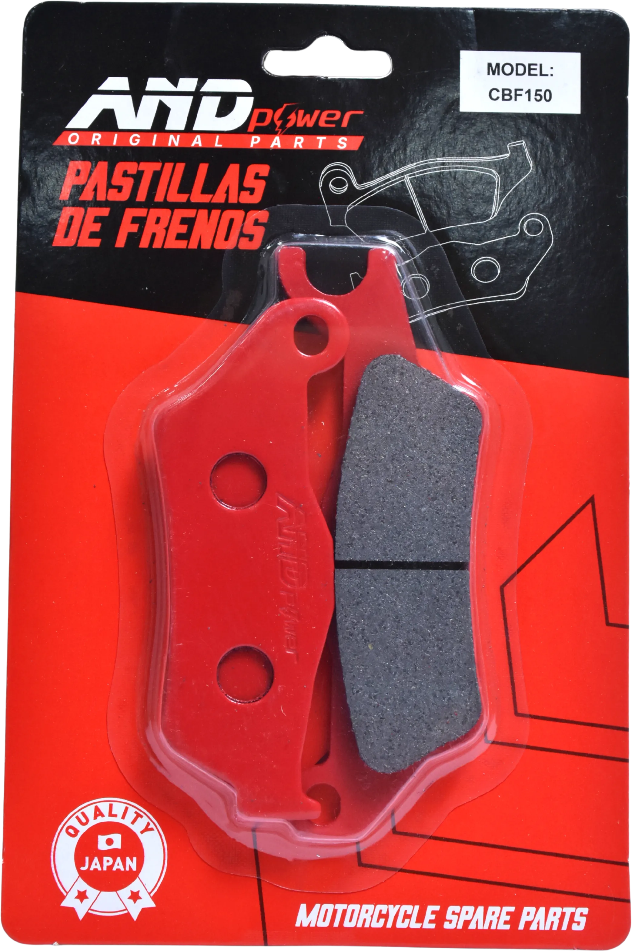 PASTILLA FRENO CBF 150/CB 110/GIXXER 150 - AND POWER