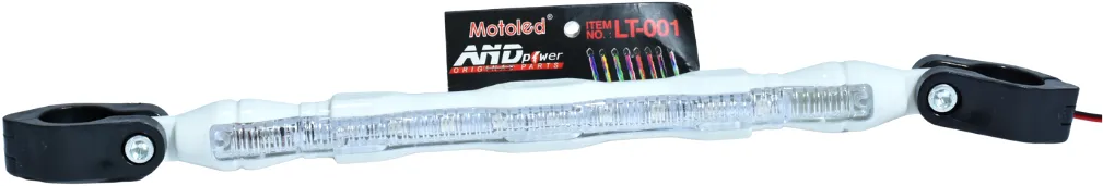 SOPORTE MANUBRIO BLANCO LED MULTI- COLOR UNIVERSAL AND POWER