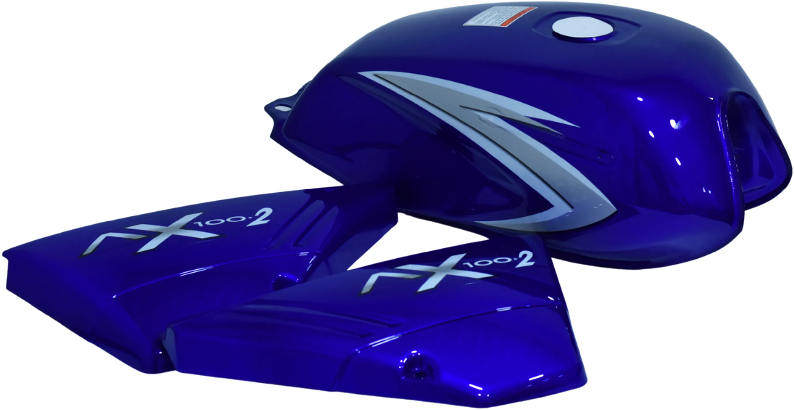 TANQUE GAS. AX 100 - AZUL - CON TAPAS - AND POWER